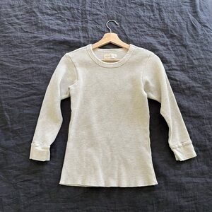 Imogene & Willie Waffle Thermal Crew in Ash